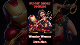 Iron Man’s Worst Nightmare - Wonder Woman’s Lasso Gone Rogue! #funnyvideo #storytime #story #marvel