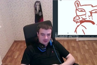 Нарисуй грустную собаку