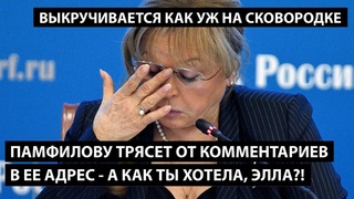 Памфилову трясет от комментариев в ее адрес. А КАК ТЫ ХОТЕЛА, ЭЛЛА! За все приходится платить