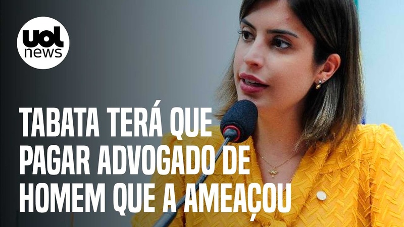 Tabata Amaral terá que pagar advogado de homem que a ameaçou com taco de