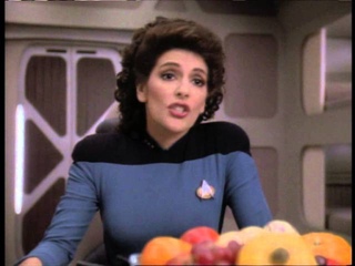 Picard, Troi, Data and LaForge “Timescape“ Star Trek: TNG