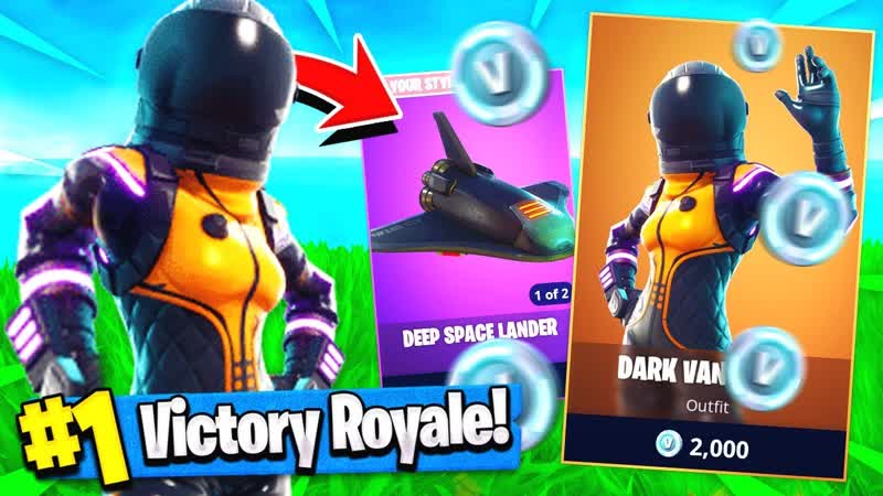 NEW DARK VANGUARD SKIN Update + GLIDER ( Fortnite Vanguard Gameplay