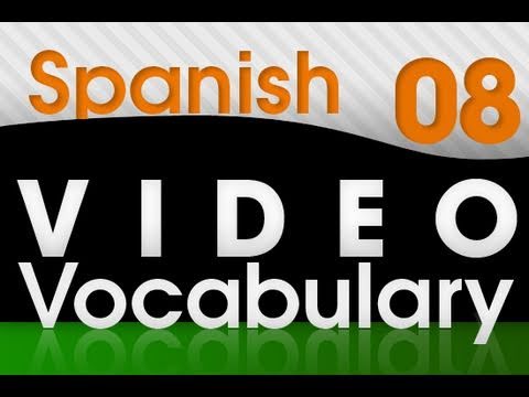 Learn Spanish Video Vocabulary,