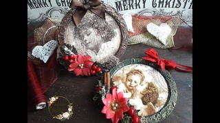 Świąteczne ozdoby decoupage
