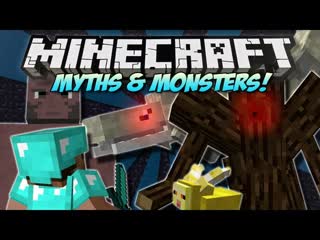 Minecraft | MYTHS & MONSTERS! (NEW Bosses, Mobs & Weapons!) | Mod Showcase