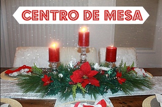 How to do a Christmas Centerpiece- DIY centro de mesa para navidad