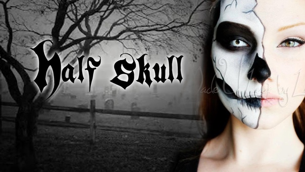 Request: Half Skull 2012 Makeup