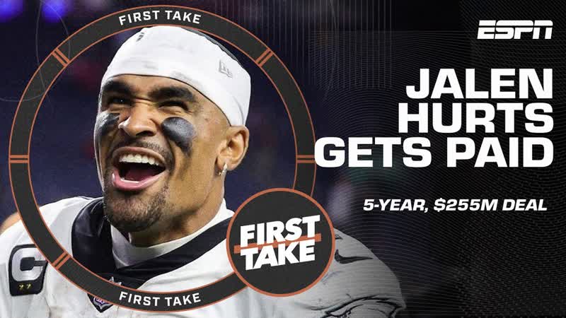 Jalen Hurts 5 year, 255 million deal makes him highest paid player in NFL history , First