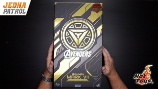 Hot Toys Iron Man Mark VII Black & Gold Chrome Unboxing & Review