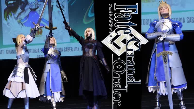 Fate Grand Order Saber Saber Lily Alter Saber and Okita Souji