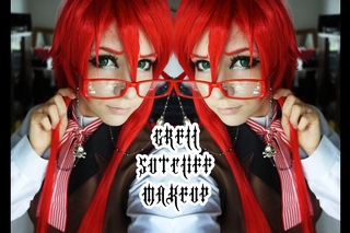 Grell Sutcliff Makeup [Kuroshitsuji]