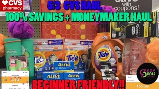 💸{100% SAVINGS} $0 + MONEYMAKER👉CVS Haul 5/3 + CVS Deals 5/3 + Learn How To Coupon Couponing at CVS🤑