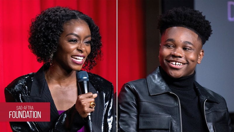 Danielle Deadwyler Jalyn Hall QA for Till , SAG AFTRA Foundation