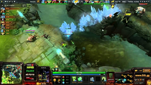 MUST SEE Raidcall D2 League Na Vi vs Fnatic game