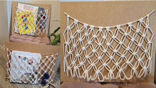 Macrame Wall Storage Pocket