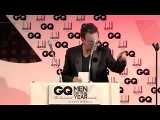 U2News - Bono and Salman Rushdie - GQ Men Of The Year Awards 2012
