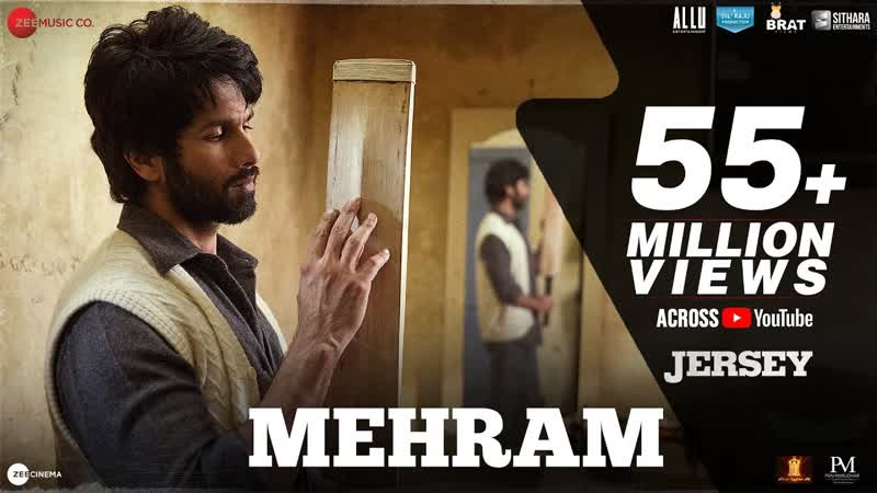 Mehram Jersey, Shahid Kapoor Mrunal Thakur, Sachet Parampara, Shellee, Gowtam