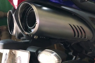Custom Exhaust Yamaha FZ6 S2 by GluchakoFF - Выхлоп на Ямаху Фазер