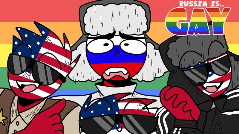 Countryhumans RUSSIA IS GAY, Complete Spoof