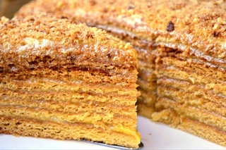 ТОРТ МЕДОВИК “Медовый Пух“ С ЗАВАРНЫМ КРЕМОМ О-о-очень Вкусный ✧ Cake “Medovik“ ✧ Марьяна