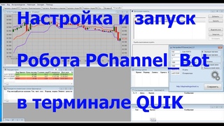Настройка и запуск робота PChannelBot для QUIK