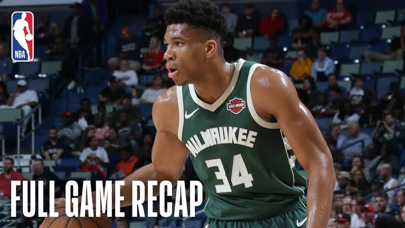 BUCKS vs PELICANS, Giannis Antetokounmpo Leads All Scorers With 24 Points, March 12,