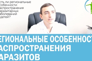 Паразиты у детей. Региональные особенности распространения паразитов.