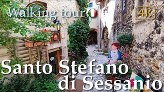 Santo Stefano di Sessanio (Abruzzo), ItalyWalking TourHistory in Subtitles - 4K