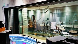 konstantinos Togas recording a new vocal song
