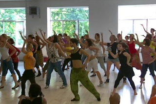 Bollywood dance battle, Riga Salsa Festival 2011,Choreography by Neeraj Maskara, Music: Hadippa