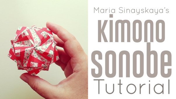 Origami Kimono Sonobe Kusudama