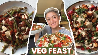 VEG FEAST - Syrian Cauliflower and Green Beans Recipe | Middle Eastern Veg Feast