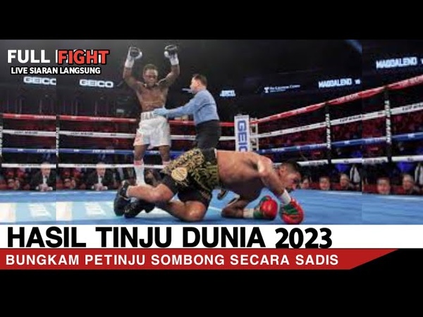 HASIL TINJU DUNIA, , LAGA PANAS SALING MENJATUHKAN, , JESSIE MAGDALENA VS ISAAC DOGBOE, ,