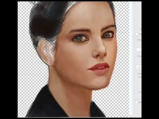 Kaya Rose Scodelario Speedpaint   Photoshop Часть 1