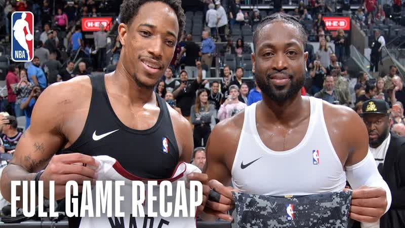 HEAT vs SPURS, Dwyane Wades Final Game In San Antonio, March 20,