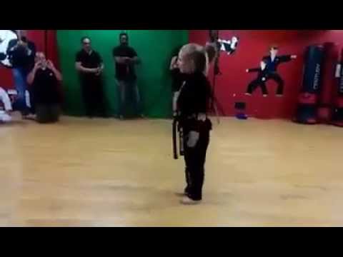 little girl with a black belt in karate little girl with a black belt in karate little girl with a black belt