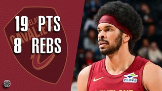 Jarrett Allen 19 pts 8 rebs vs Pistons 2024 Preseason