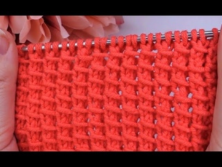 How to knit bamboo stitch full video link in description