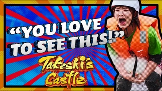 Romesh Ranganathan and Tom Davis Explain A Footballer’s Crab Walk | Takeshi’s Castle