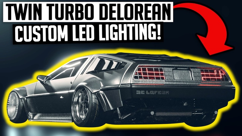 Twin Turbo LS De Lorean Custom Widebody LEDs DMC12 EP.
