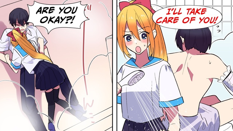 When I saved her from falling and got an injury, she began taking care of me every day Manga