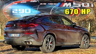 670HP BMW X6 M50i Pure Turbos 0-290 Acceleration & AMAZING SOUND