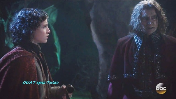 Once Upon A Time 6x13 Beowulf Grabs dagger From Bealfire Rumple Saves Son Season 6 Episode