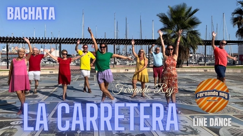 La Carretera ( Bachata ) Baile en Linea Line Dance Ballo di Gruppo