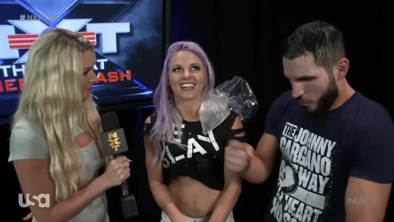 Johnny Gargano And Candice Le Rae Celebrate Their