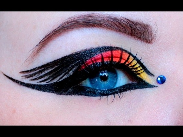 Mockingjay On Fire Hunger Games Inspired Makeup