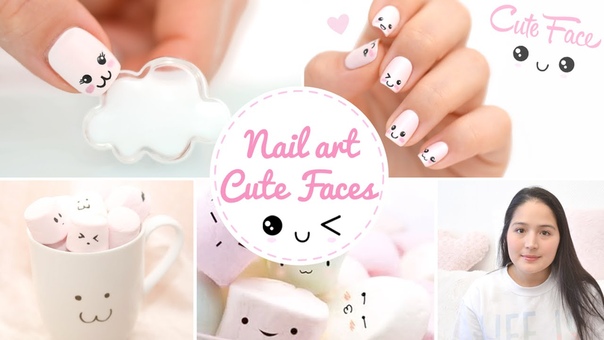 Nail art Kawaii Japan Expo Cute faces