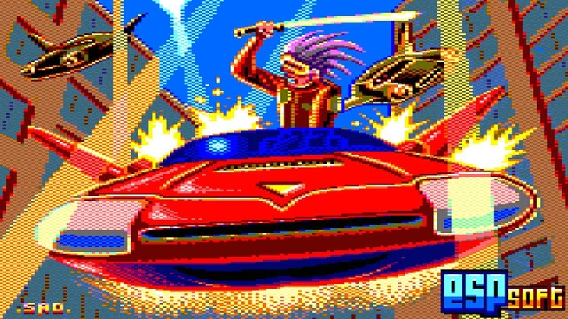 Amstrad CPC Red Sunset