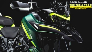 New Well-Designed Parallel Twin-Powered Advs in Two Flavors | 2024 Benelli TRK 702 and 702X