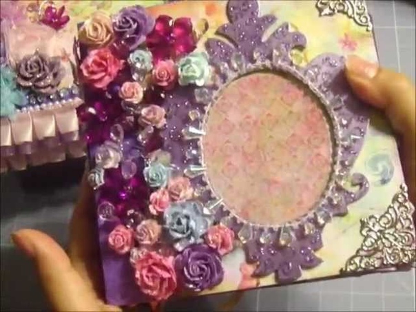 Fairy Flora Mini Album w, Matching Box ( WARNING Lots of Sparkles LOL